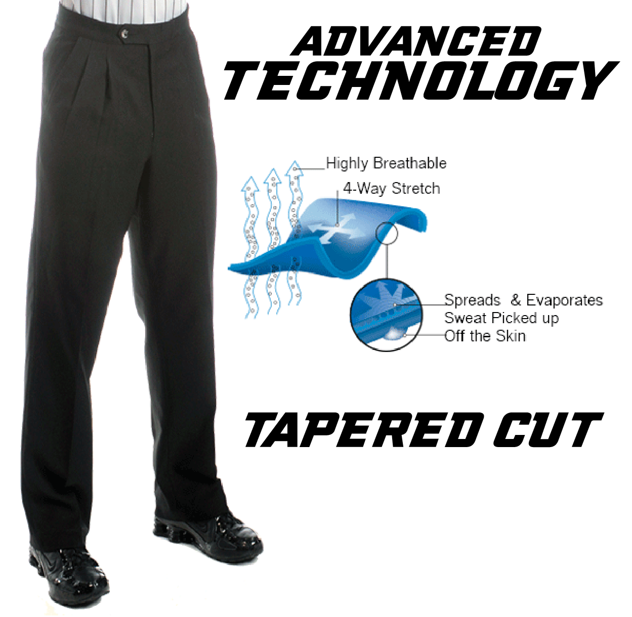 Tapered shops cut pants